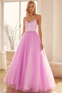 Lilac Sweetheart A Line Dress