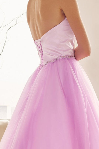 Lilac Sweetheart A Line Dress