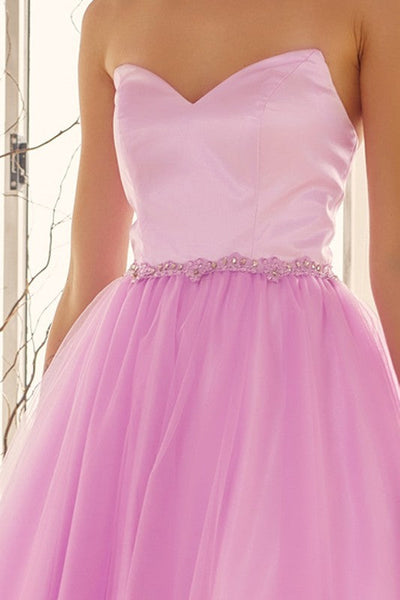 Lilac Sweetheart A Line Dress