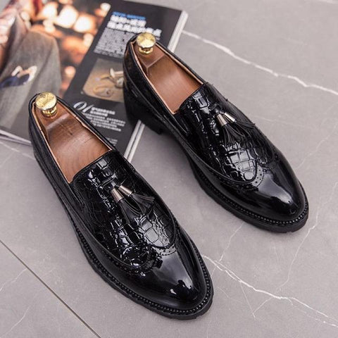 Luxury Xavier Black Breathable Oxford Shoes