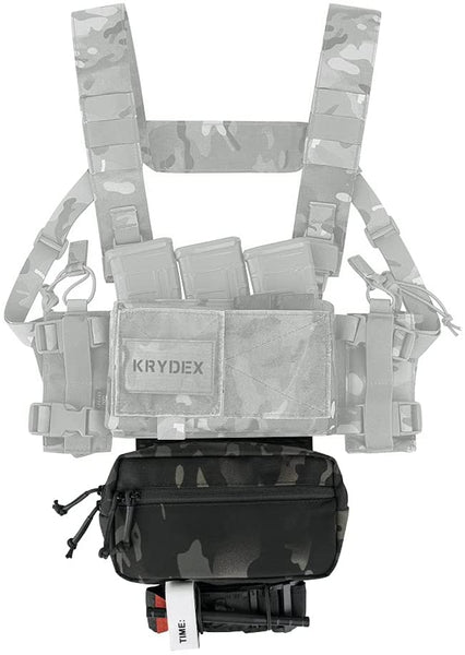 Sub Abdominal Multicam Black Tactical Vest Chest Rig Pouch Bag