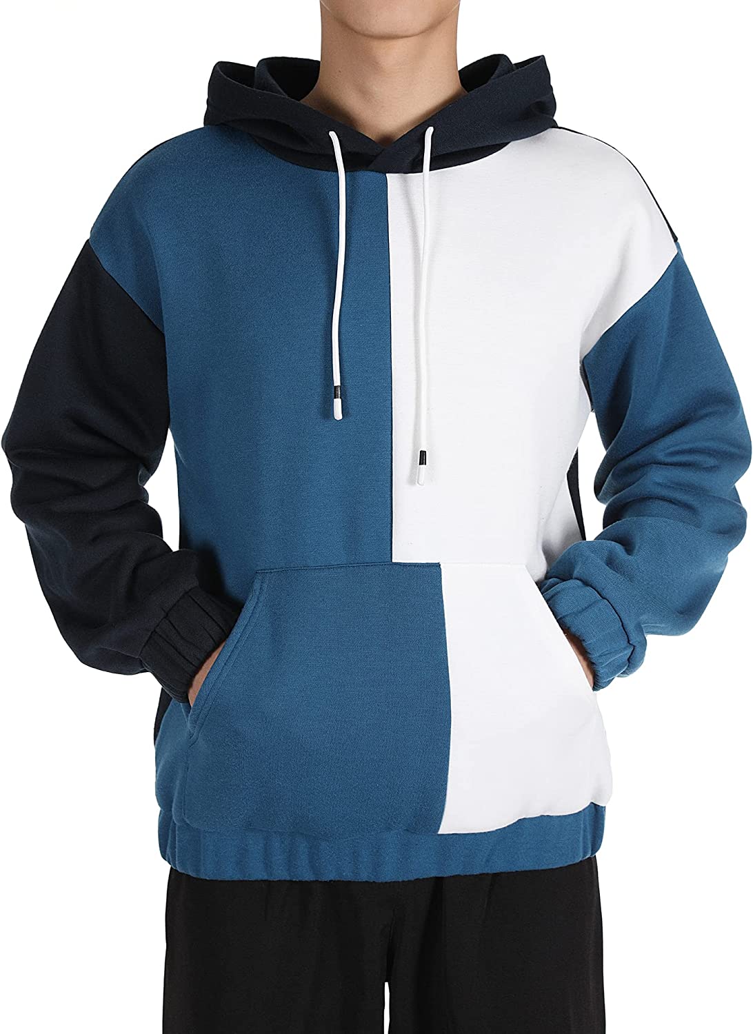 Hoodie Fleece Muticolor Pullover Long Sleeve Men's Jacket