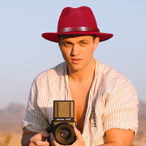 Australian Red Fedora Wool Classic Hat