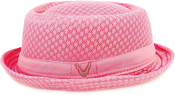 Rotterdam Pink Classic Soft Cool Pork Pie Hat