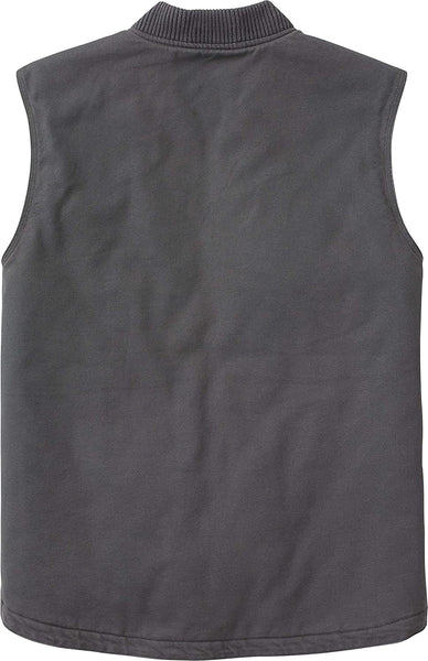 Quilted Charcoal Canvas Cross Trail Men's Vest