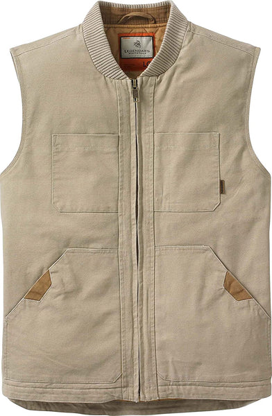 Quilted Twig Canvas Cross Trail Men's Vest