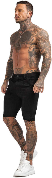 Men’s Stretch Chino Black Shorts