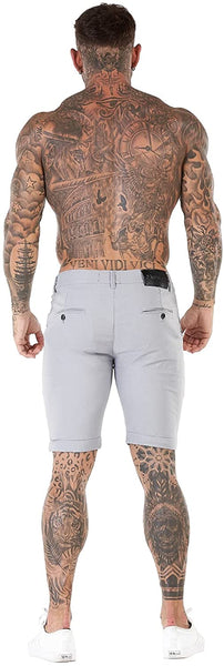 Men’s Stretch Chino Grey Shorts