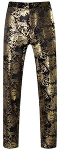 Men's Luxury Gold Expandable Waist Pants