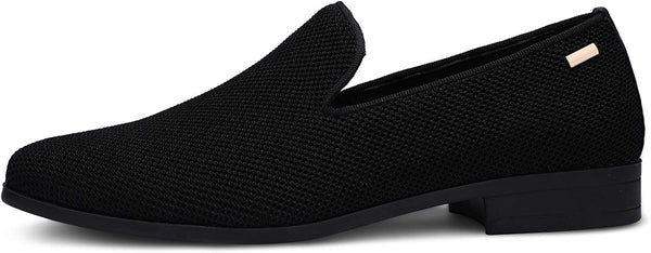 Modern Black Loafers Lightweight Tuxedo Shoes