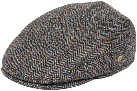 Men's Wool Grey Flat Ivy Newsboy Hat