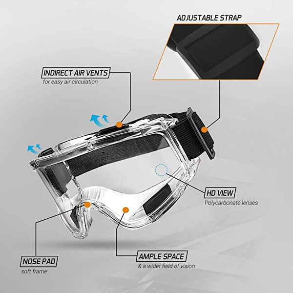 Anti Fog Protective Safety Goggles