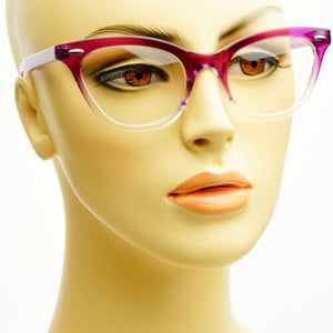 Luscious Pink Clear Ombre Eyeglasses